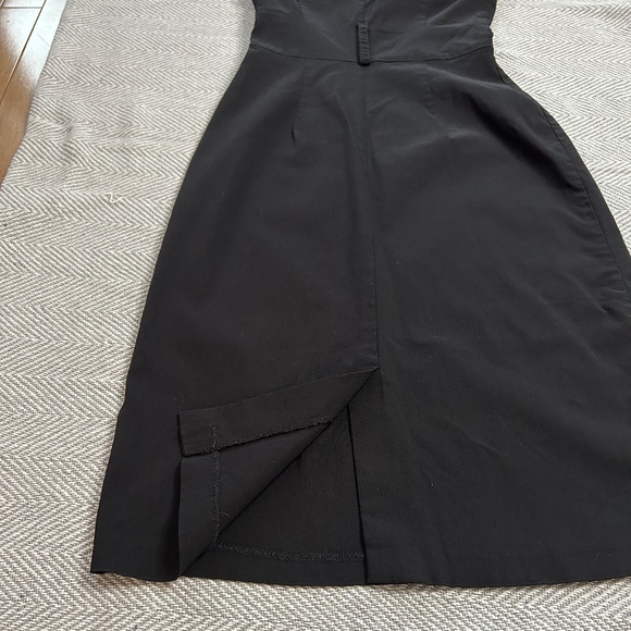 Le Château⎪Sleeveless Tuxedo Dress - Picture 6 of 10